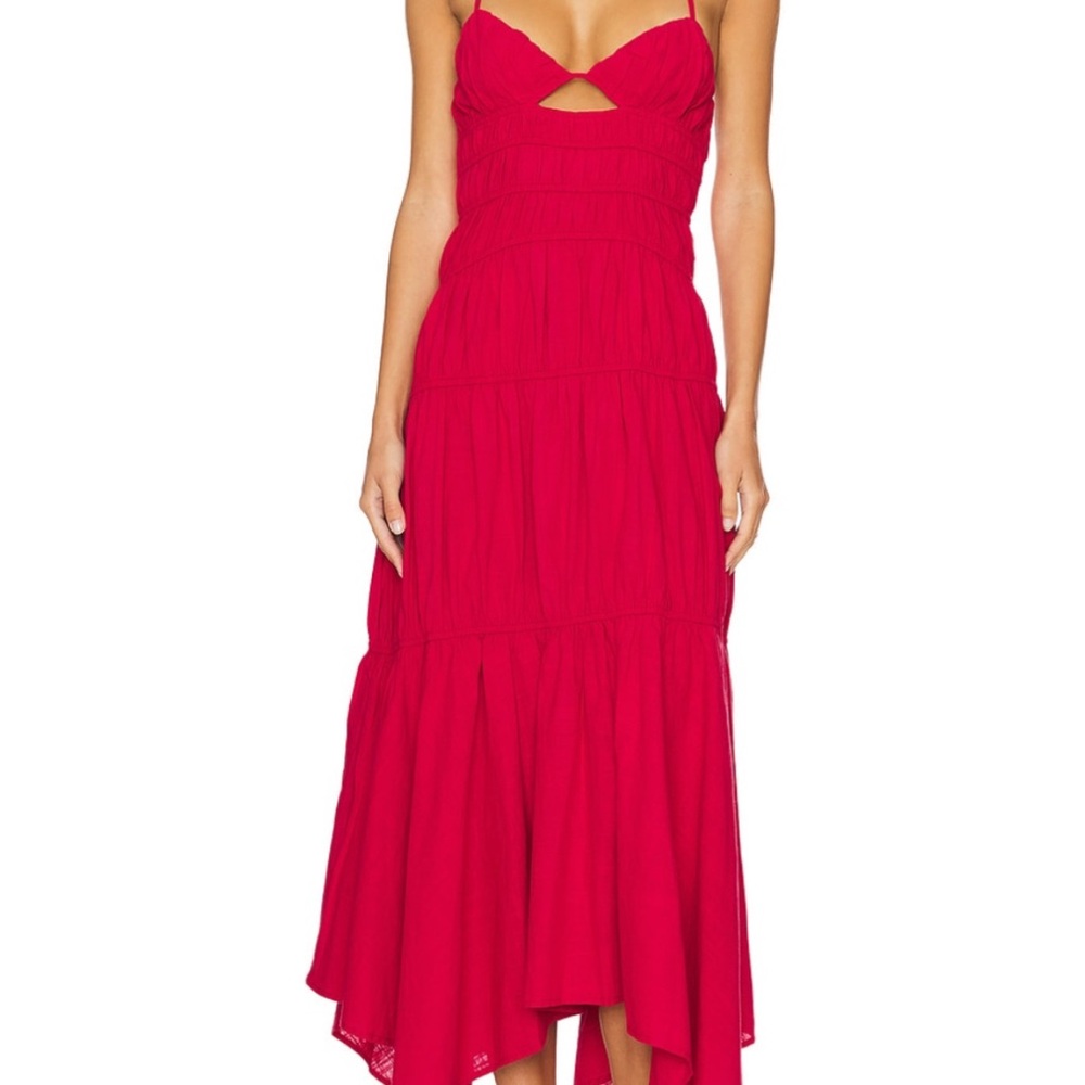 Revolve red dress